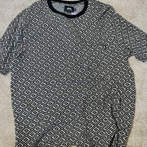 Stussy Monochrome Geometric Tee